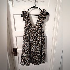 SHEIN Floral Flutter Dress